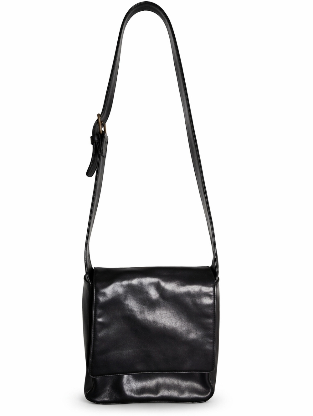 Tannery West soft Black leather crossbody